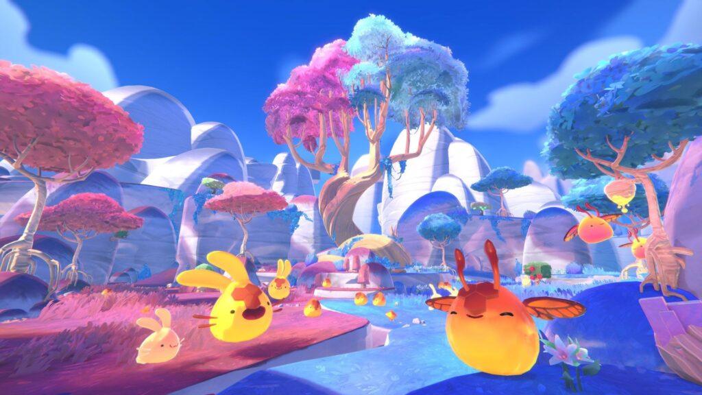 
مراجعة Slime Rancher 2

Slime Rancher 2 هي لعبة محاكاة حياة طورتها Monomi Park ونشرتها Double Fine Productions. تم إصداره في أوائل الوصول المبكر لـ Microsoft Windows و Xbox One و Xbox Series X/S في 21 يوليو 2023.

تتبع اللعبة مغامرات Beatrix LeBeau وهي تسافر إلى Rainbow Island ، وهي أرض غامضة مليئة بالتكنولوجيا القديمة والموارد الطبيعية غير المعروفة وسيل من الأشكال الجديدة من الوحل لاكتشافها. بينما تحاول Beatrix كشف أسرار الجزيرة وكشف حقيقتها ، ستبني وتربي وتزرعه داخل دفيئة جميلة ، تمنح جدرانها الزجاجية المتلألئة إطلالة كاملة على الجنة المتلألئة التي أصبحت الآن موطنها.